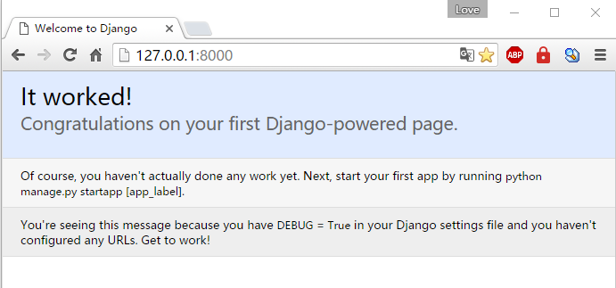 Welcome to Django